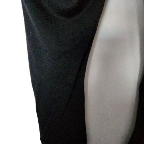 Lululemon‎ Journey Crop Black Yellow Mesh Leggings S Small 4 - Picture 12 of 14